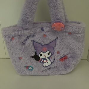 Plush Kuromi tote bag